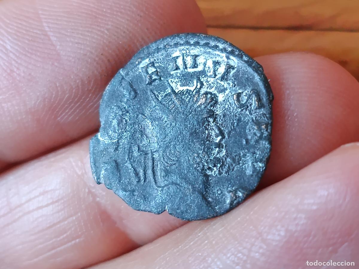 Monedas Imperio Romano: Moneda romana original. Galieno, reverso centauro