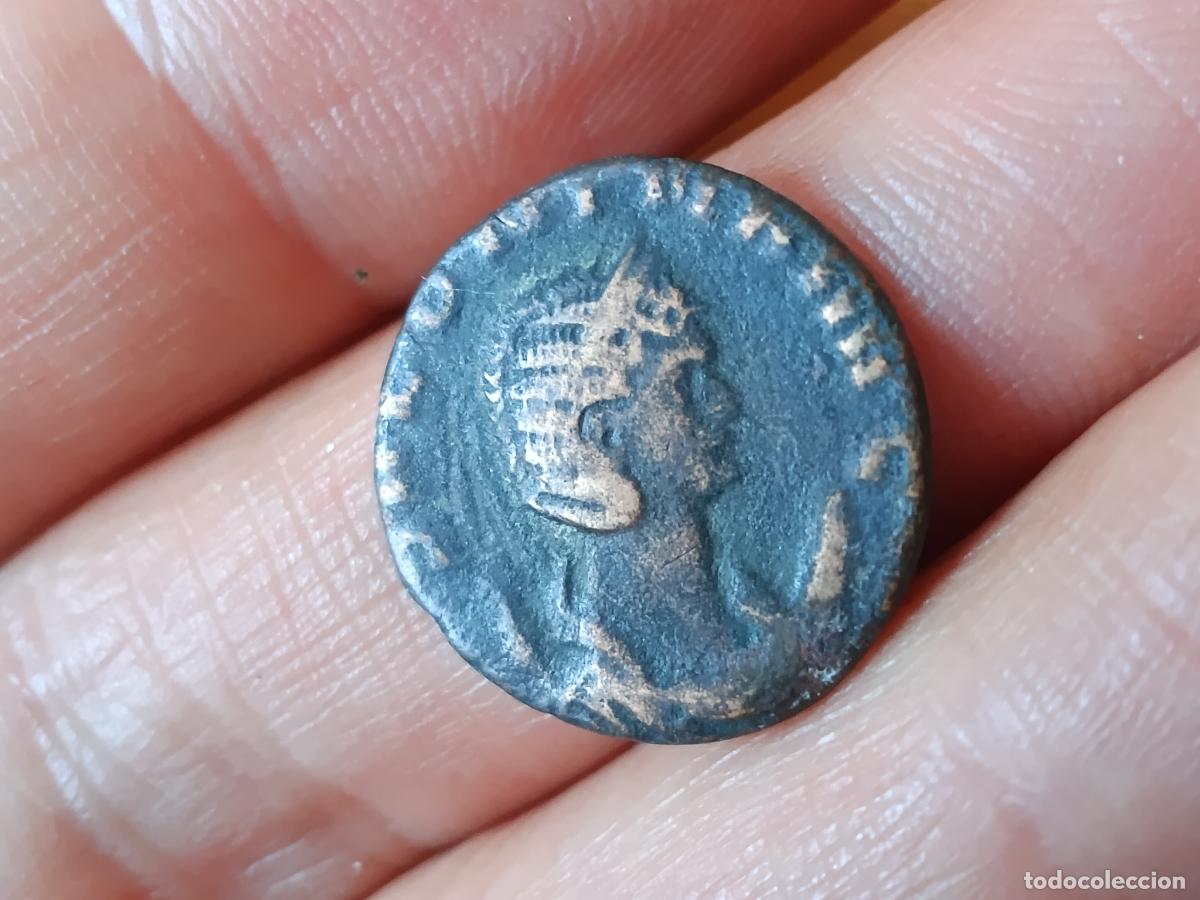 Monedas Imperio Romano: Moneda romana original. Salonina
