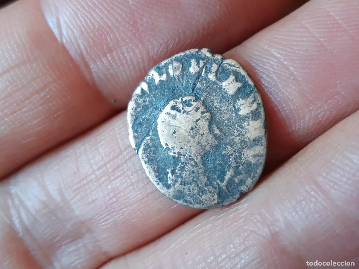 Monedas Imperio Romano: Moneda romana original. Salonina