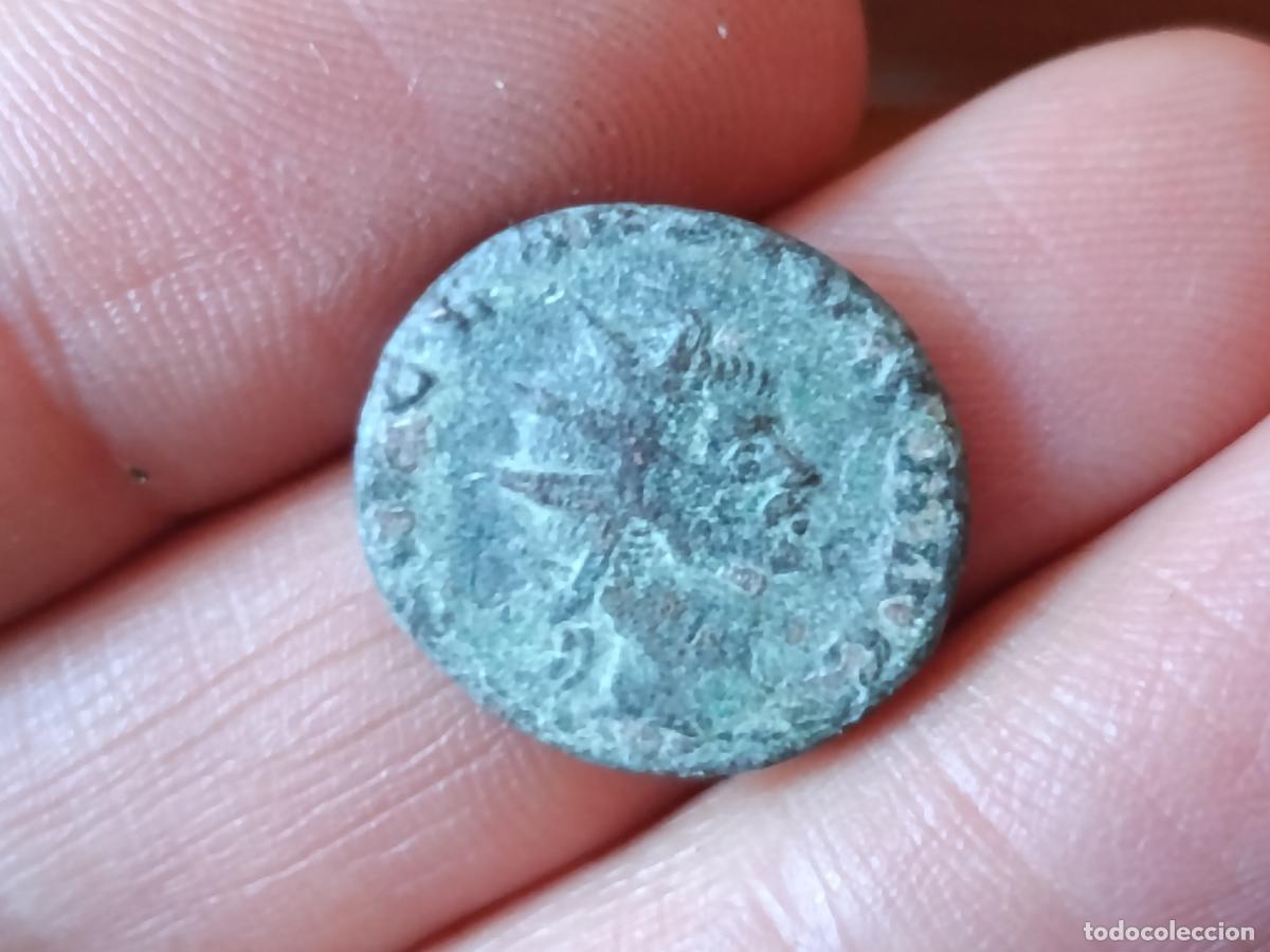 Monedas Imperio Romano: Moneda romana original. Claudio II