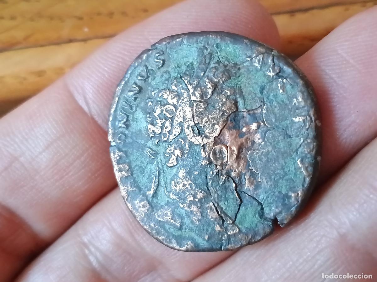 Monedas Imperio Romano: Sestercio de Marco Aurelio