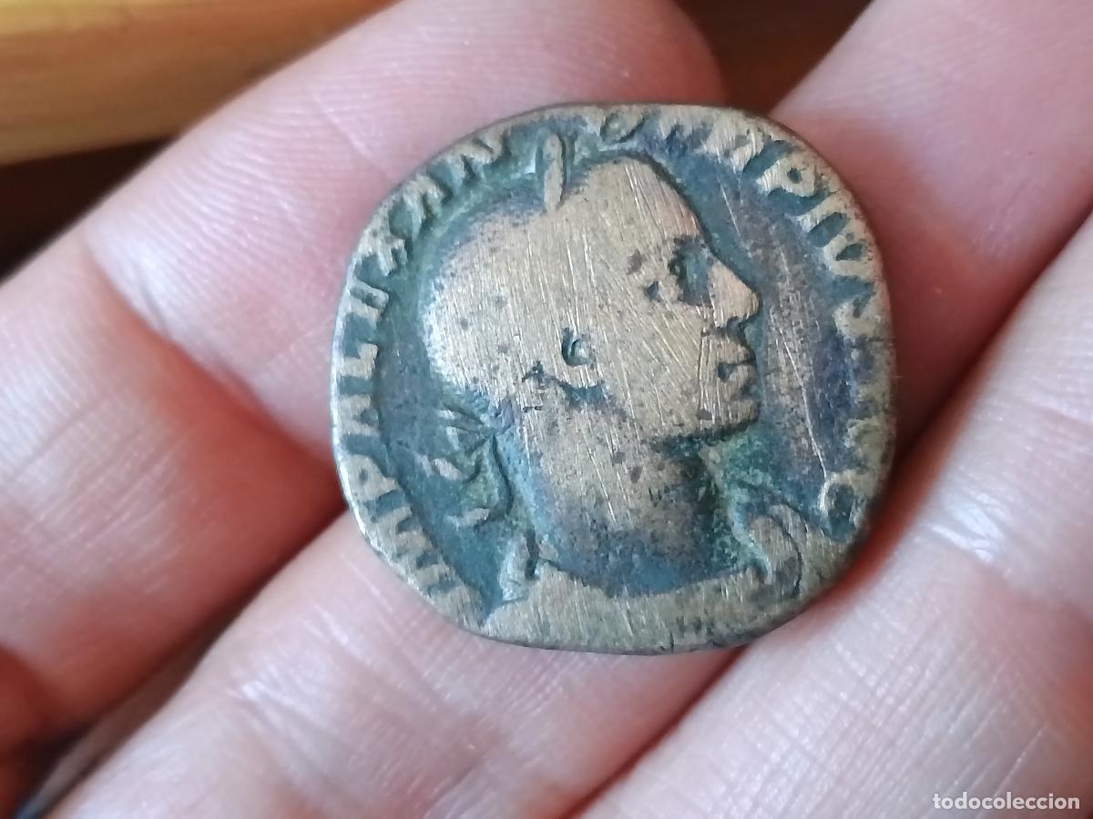 Monedas Imperio Romano: Severo Alejandro Sestercio
