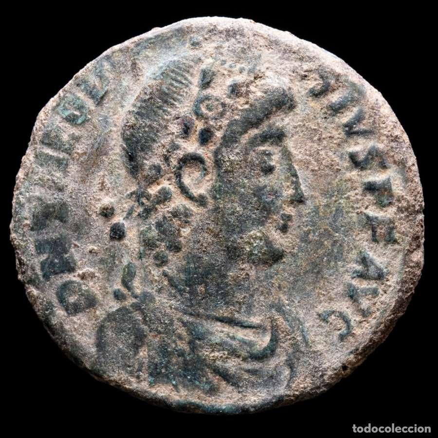 Monedas Imperio Romano: Teodosio I - &AElig; Maiorina Antioqu&iacute;a REPARATIO REI PVB ANT&Gamma; (6074)