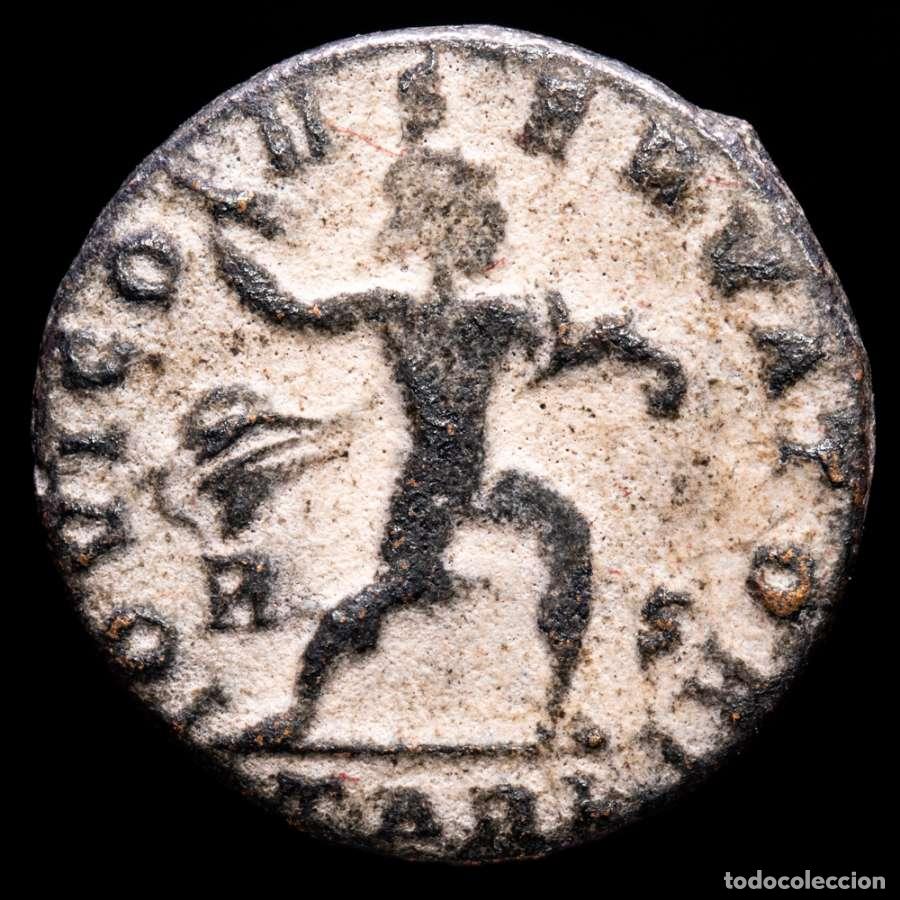 Monedas Imperio Romano: Imperio Romano - Licinio II. Follis de bronce, Arles R-S, Jupiter