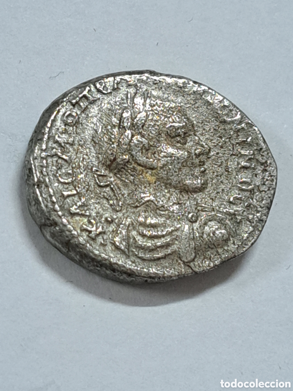 Monedas Imperio romano: Tetradracma de plata del emperador Macrinus acu&ntilde;ada en Siria a&ntilde;o 217-218