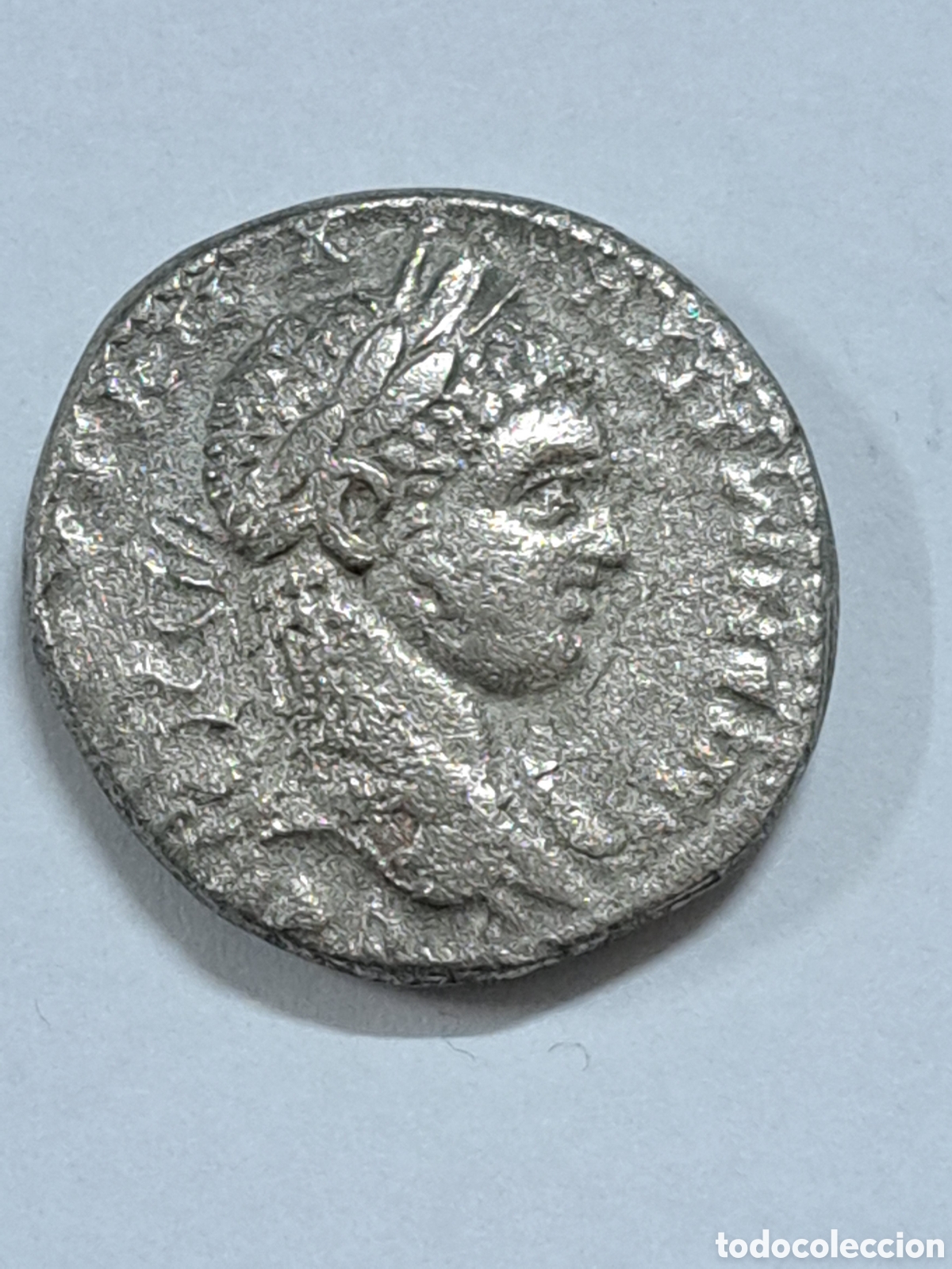 Monedas Imperio Romano: Tetradracma de plata emperador Caracalla 215-217 D.c Antioquia