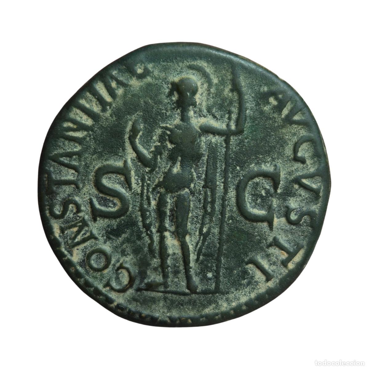 Monedas Imperio romano: NT/ EXCELENTE AS CLAUDIO REV. CONSTANTIAE (A935) - Foto 2