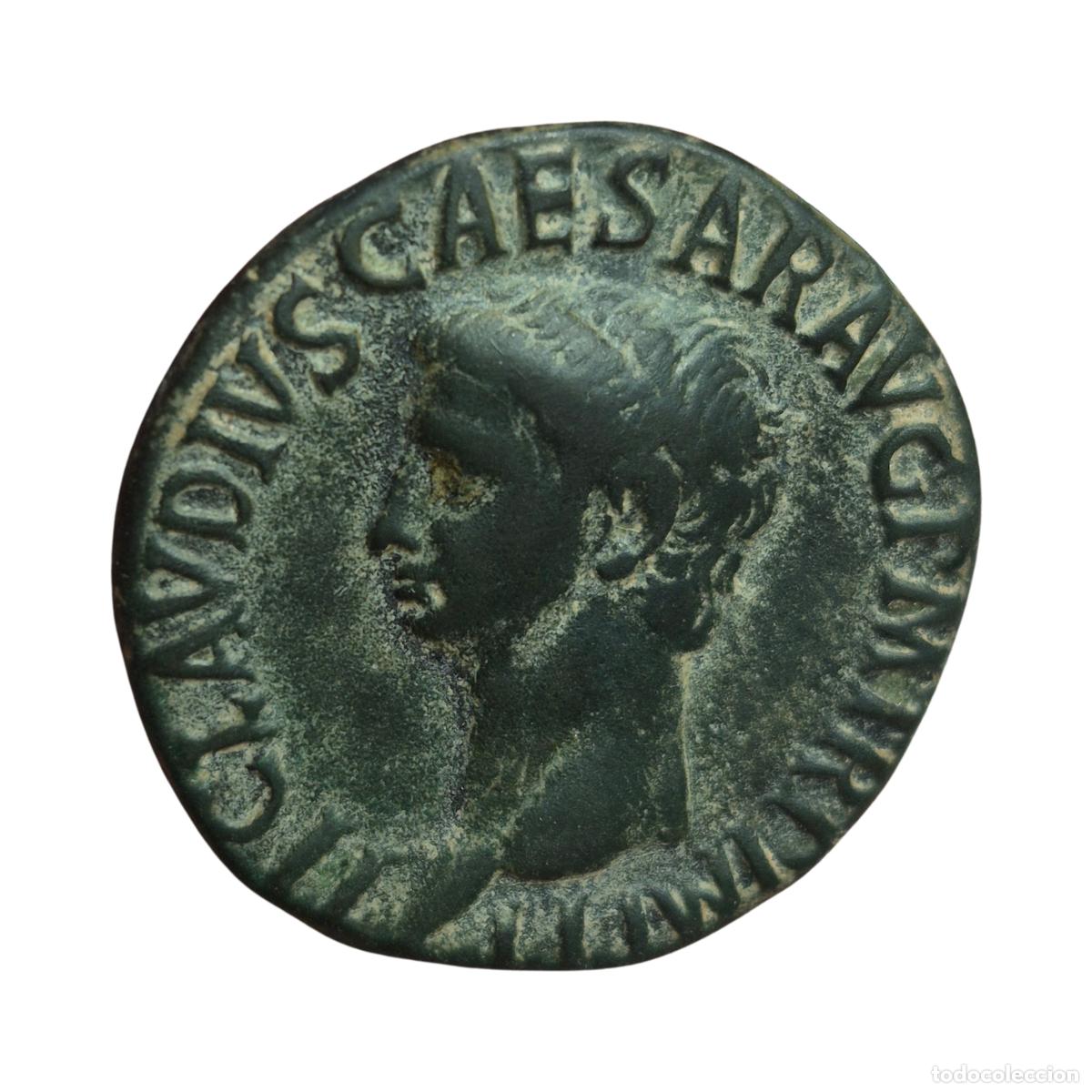 Monedas Imperio romano: NT/ EXCELENTE AS CLAUDIO REV. CONSTANTIAE (A935) - Foto 3