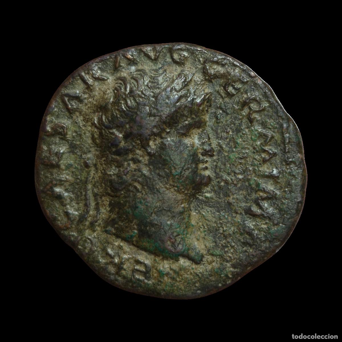 Monedas Imperio Romano: NT/ AS NERON REV. VICTORIA (A1097)
