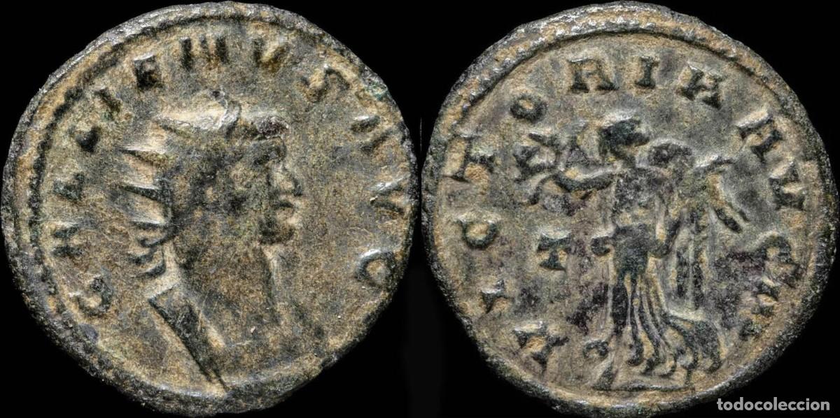 Monnaies Empire Romain: Antoniniano de Galieno - VICTORIA AVG III - 21 mm / 2.92 gr.