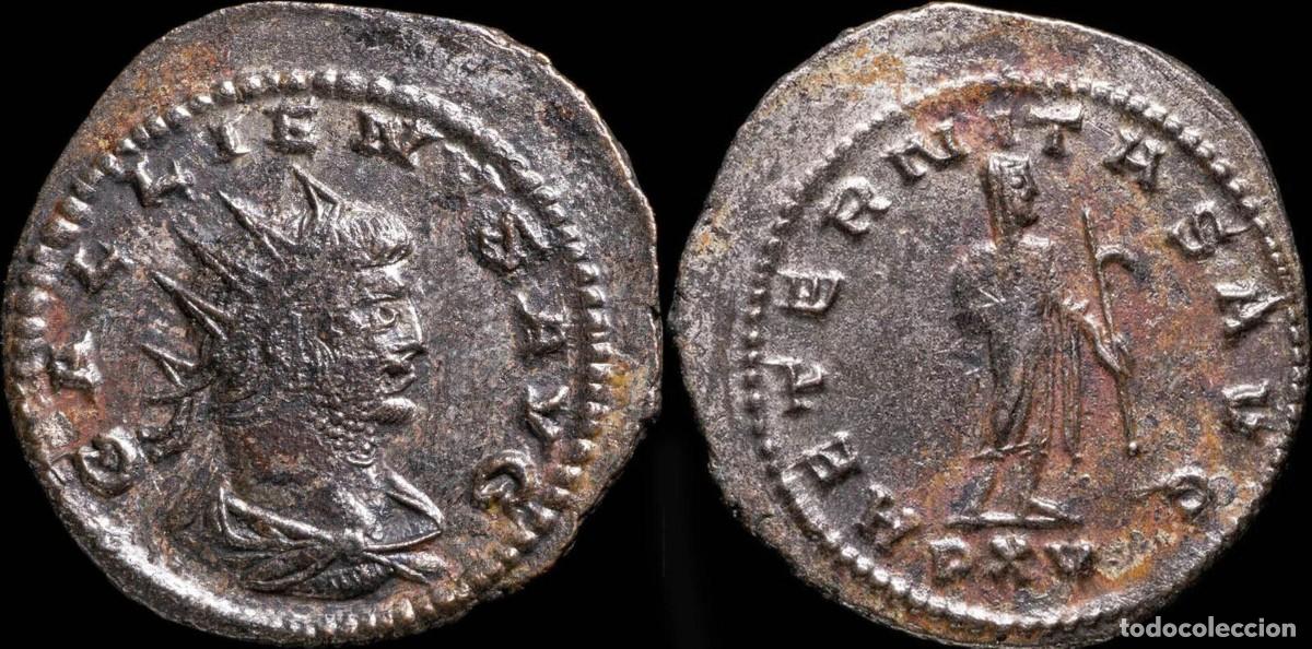 Monnaies Empire Romain: Antoniniano de Galieno - AETERNITAS AVG, Antioquia - 21 mm / 2.92 gr.