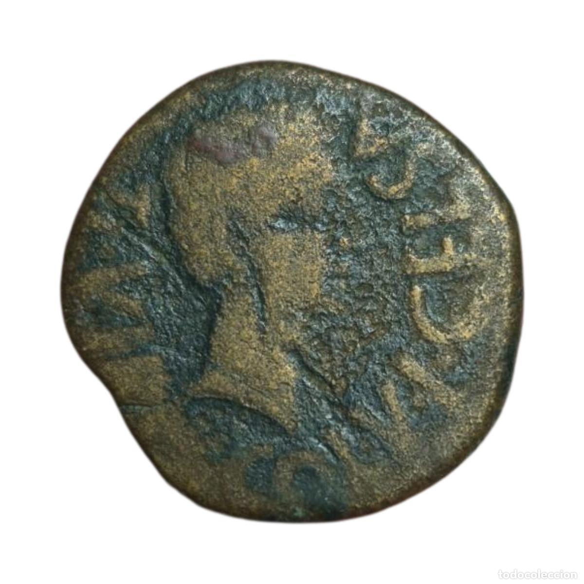 Monedas Imperio romano: NT/ AS DE AUGUSTO COLONIA IULIA CELSA BUEN MODULO 15 GRS (A757)