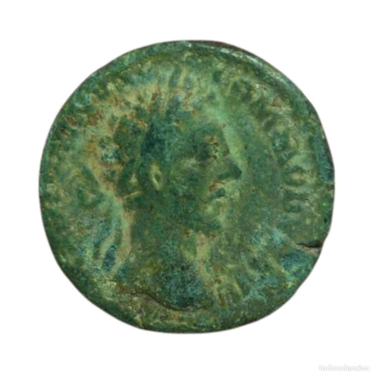 Moedas Imp&eacute;rio Romano: NT/ BUEN AS DE COMODO BELLA PATINA VERDE 10,13 GRS (A808)