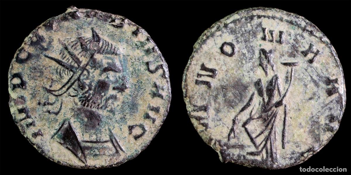 M&uuml;nzen R&ouml;misches Reich: Claudio II - ANNONA AVG - 18 mm. / 2.50 gr.