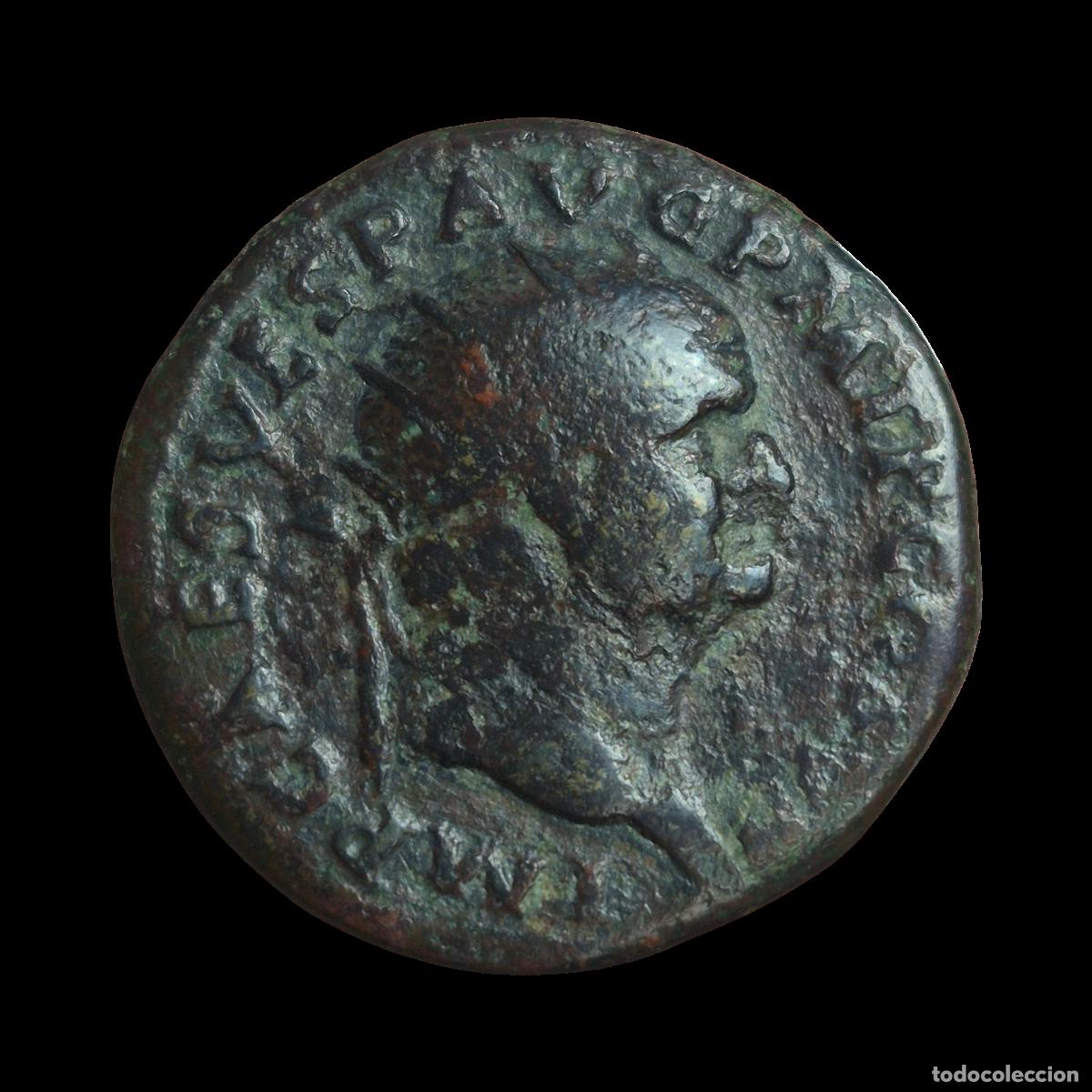 Monedas Imperio Romano: NT/ DUPONDIO VESPASIANO REV. FELICITAS (A1105)