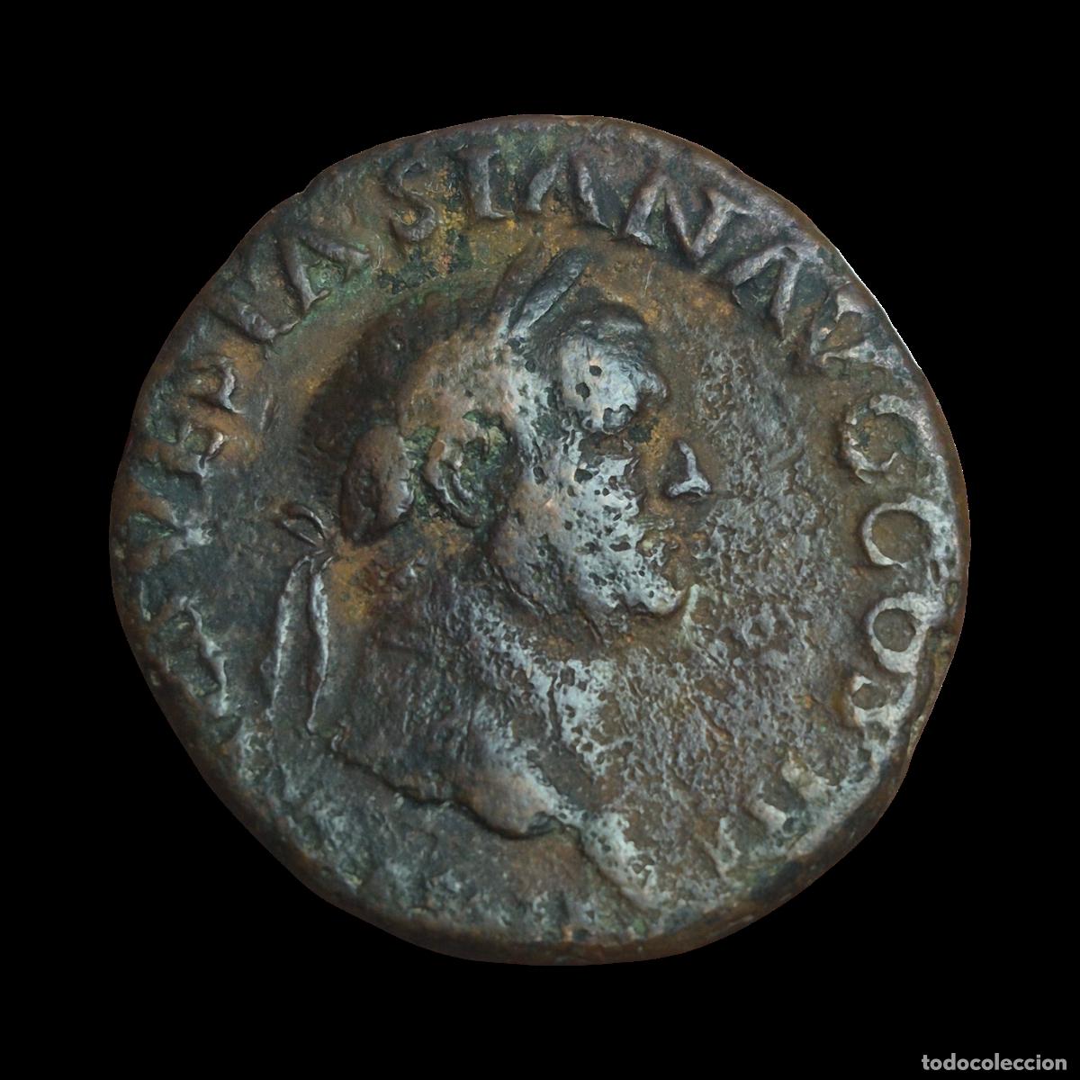 Monedas Imperio Romano: NT/ AS VESPASIANO REV. AEQUITAS (A1104)