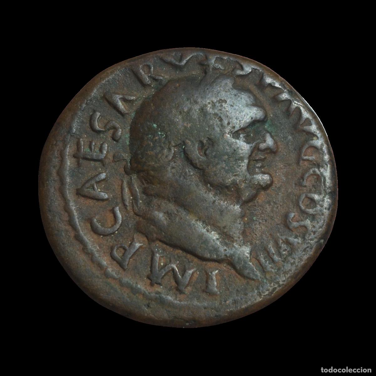 Monedas Imperio Romano: NT/ AS VESPASIANO REV. SPES (A1103)