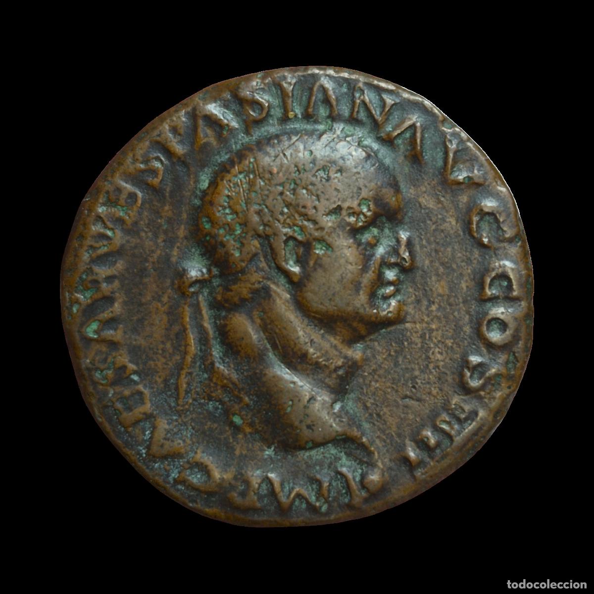 Monedas Imperio Romano: NT/ AS VESPASIANO REV. AGUILA (A938)