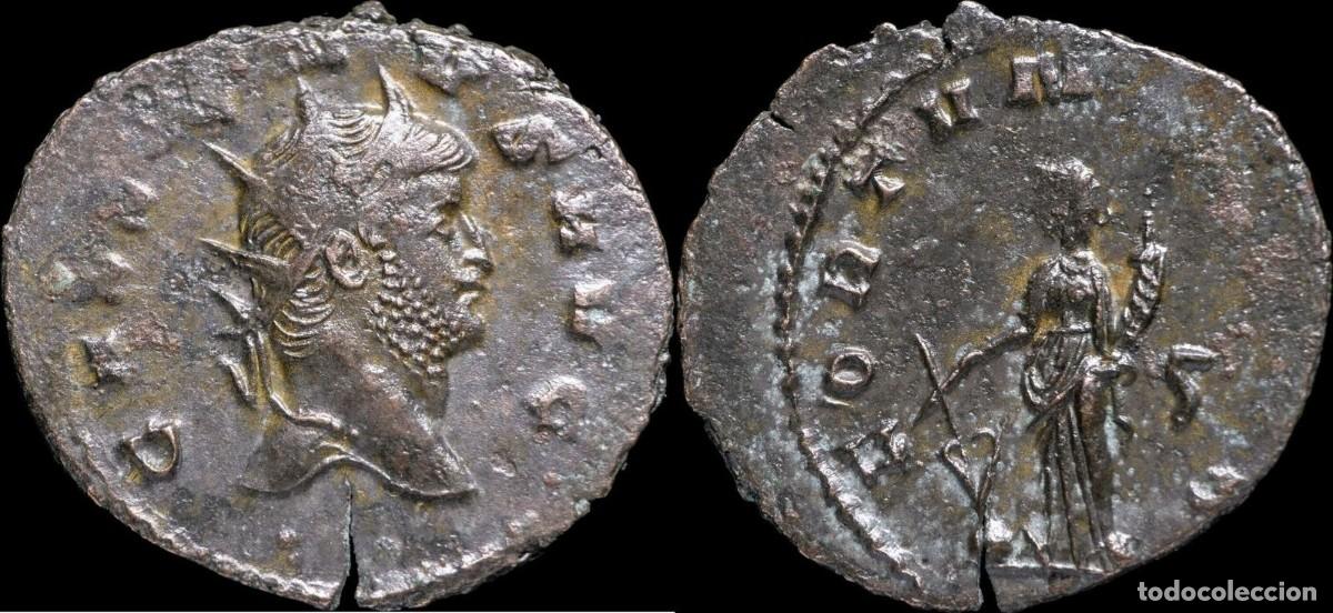 Moedas Imp&eacute;rio Romano: Antoniniano de Galieno - FORTVNA REDVX - 23 mm / 2.61 gr.