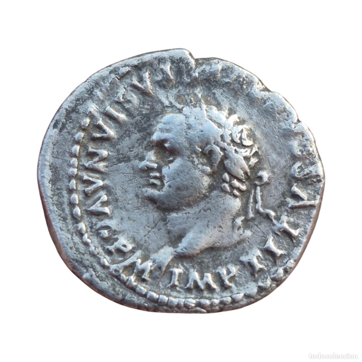 Monedas Imperio Romano: NT/ DENARIO TITO REV. DELFIN SOBRE TRIPODE (A940)