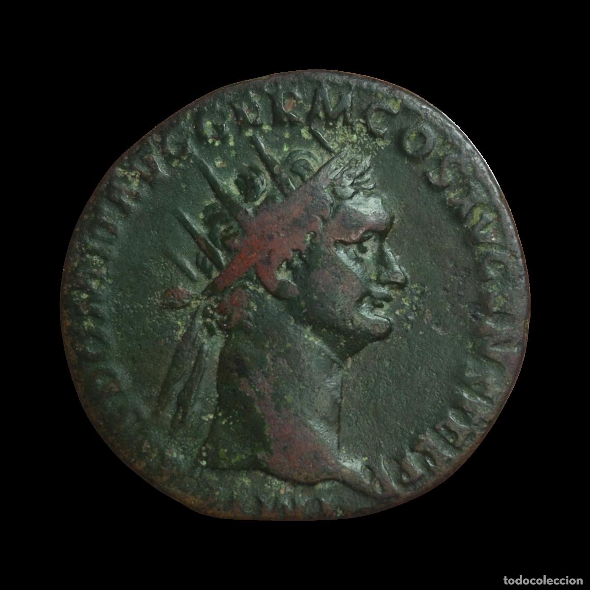 Monedas Imperio Romano: NT/ DUPONDIO DOMICIANO REV. FORTUNA (A1109)