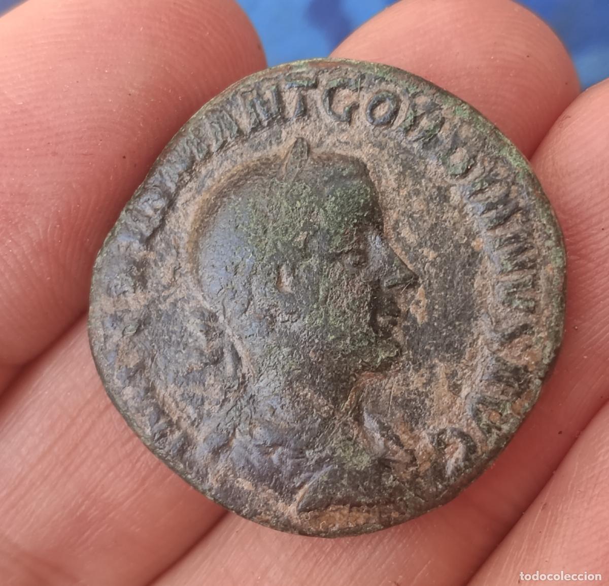 Monedas Imperio Romano: Sestercio de Gordiano III
