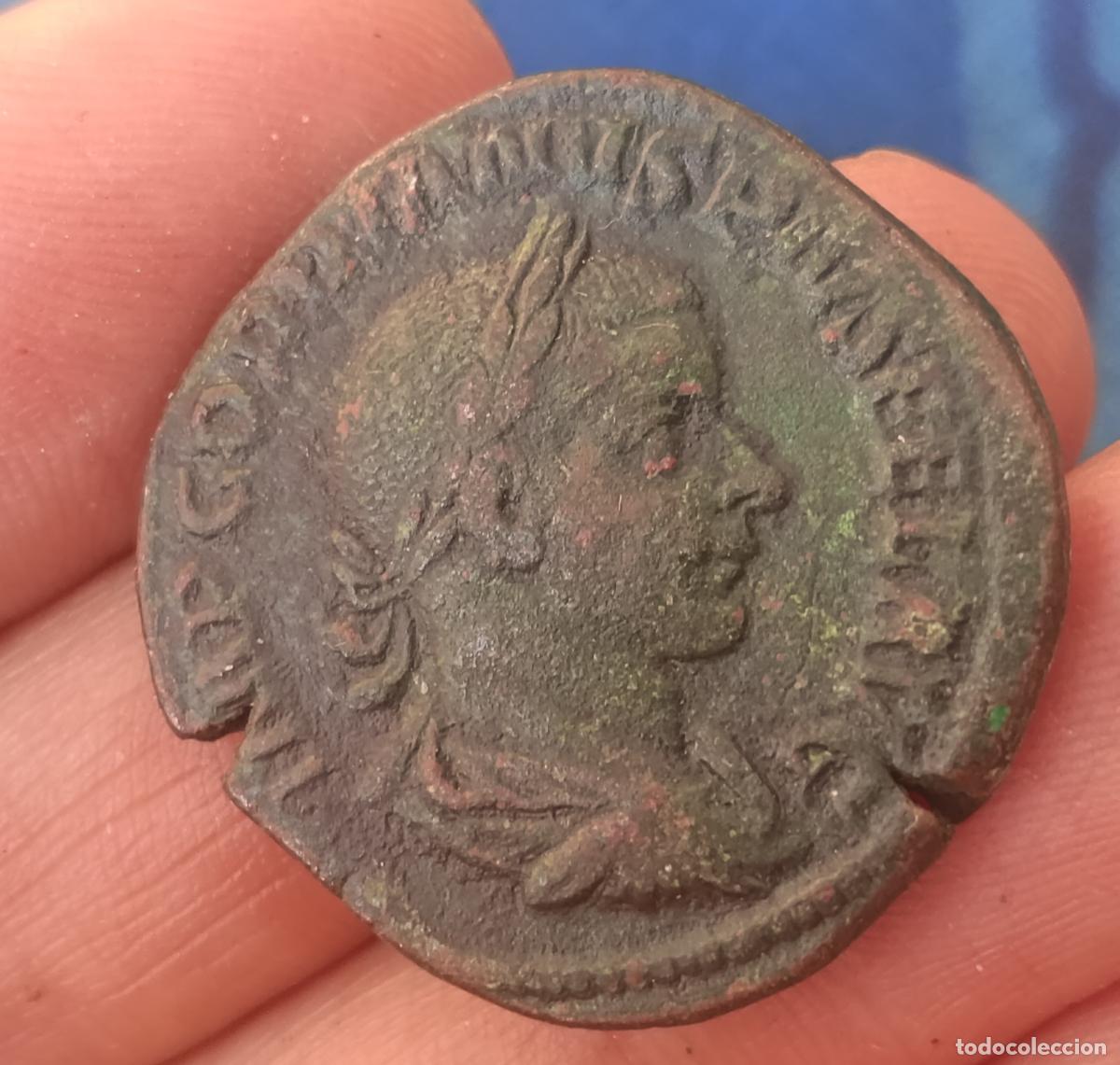Monedas Imperio Romano: Sestercio de Gordiano III