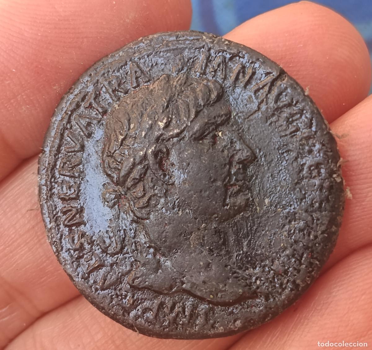 Monedas Imperio Romano: Buen sestercio de Trajano