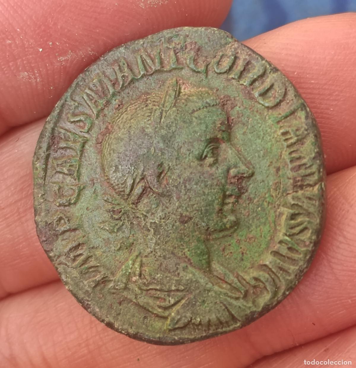 Monedas Imperio Romano: Sestercio de Gordiano III