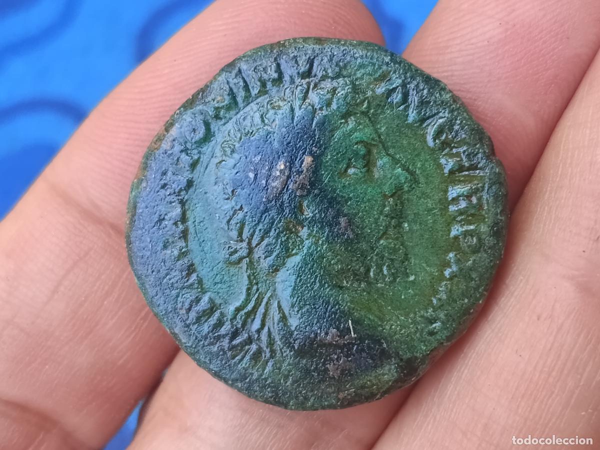 Monedas Imperio Romano: Buen sestercio de Marco Aurelio