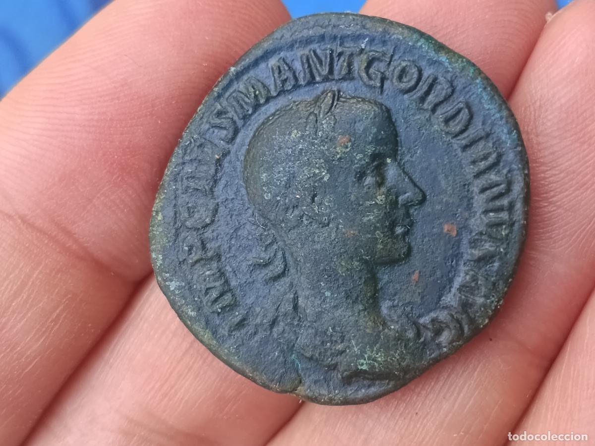 Monedas Imperio Romano: Buen sestercio de Gordiano III