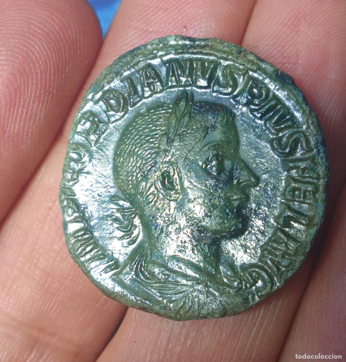 Monedas Imperio Romano: Sestercio de Gordiano III