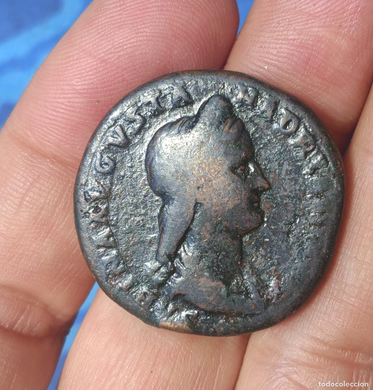 Monedas Imperio Romano: Sestercio romano de Sabina