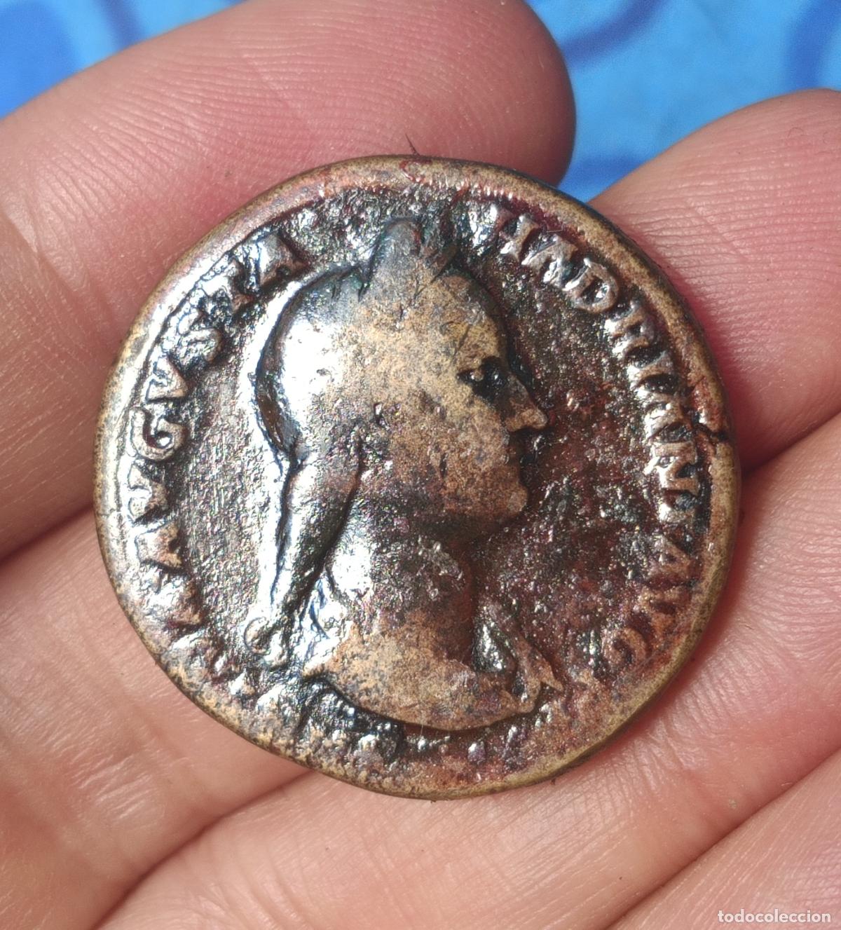Monedas Imperio Romano: Sestercio romano de Sabina