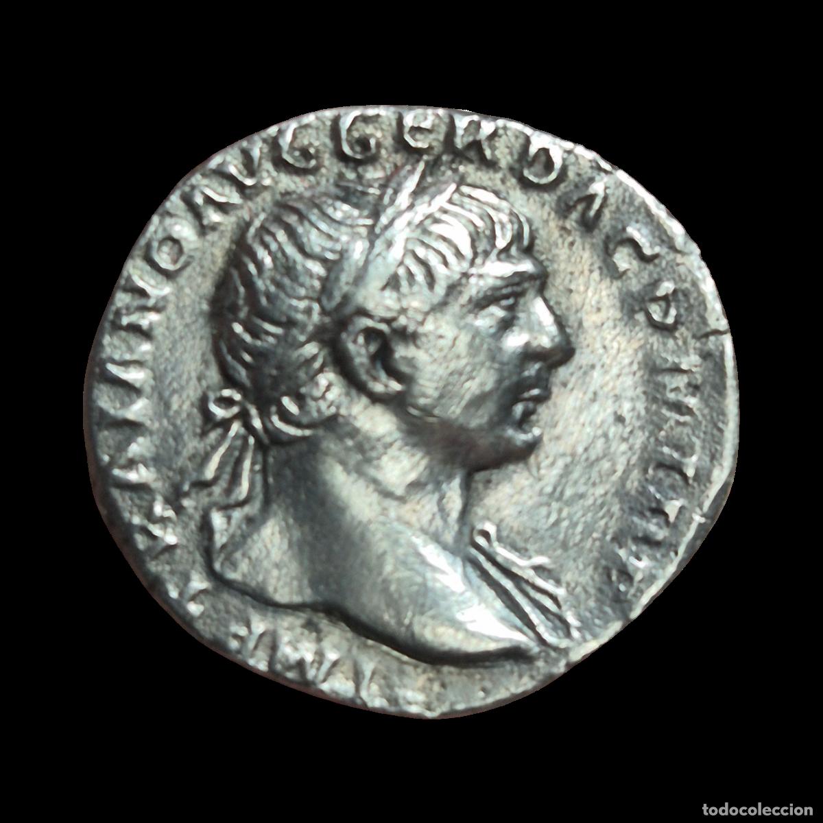 Monedas Imperio Romano: NT/ DENARIO TRAJANO REV. ROMA SENTADA (A1114)