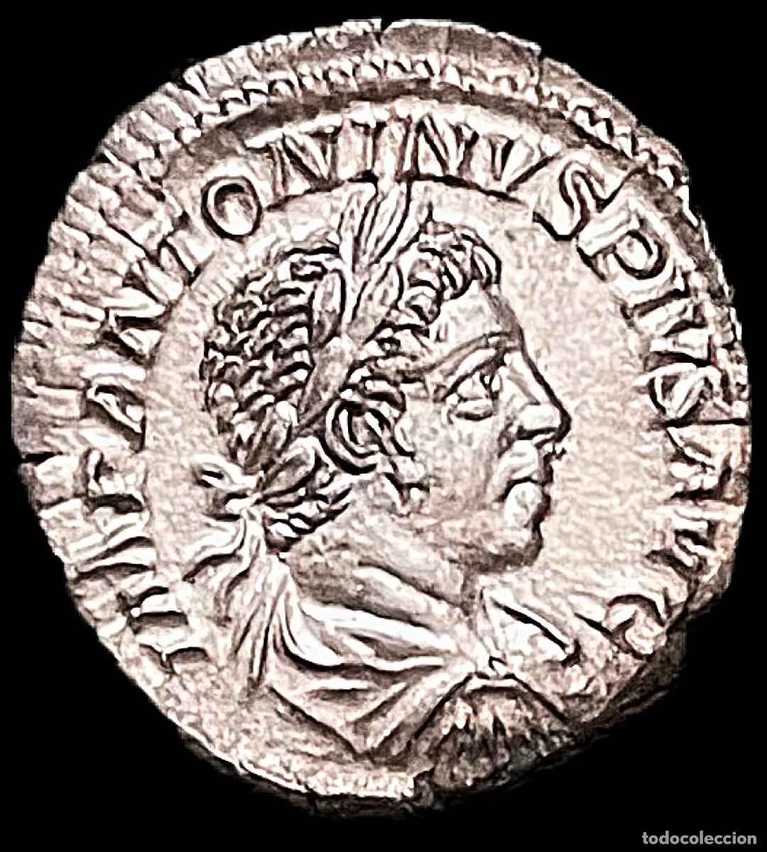 Monedas Imperio Romano: Denario Heliog&aacute;balo Roma