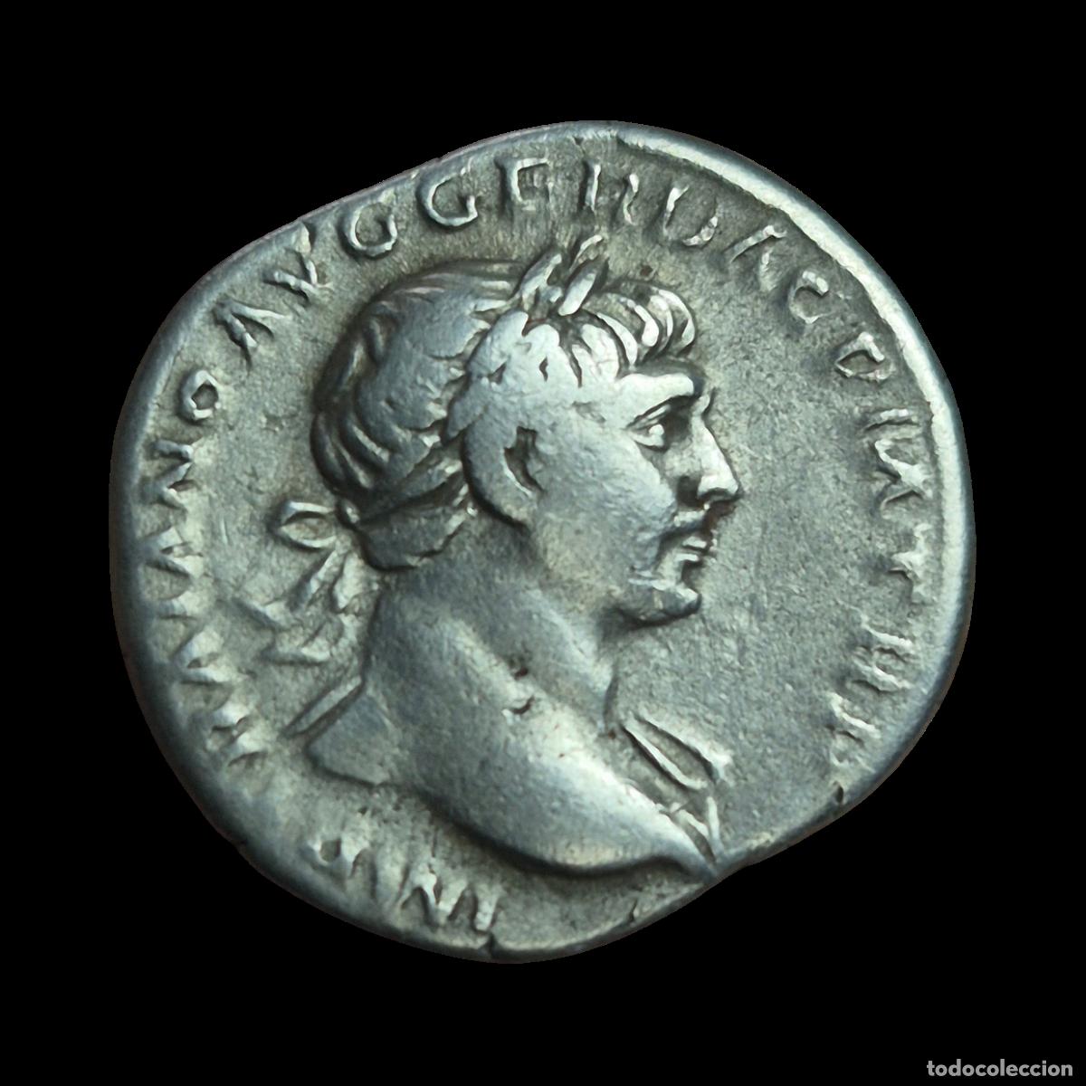 Monedas Imperio Romano: NT/ DENARIO TRAJANO REV. VICTORIA ESTANTE (A1115)
