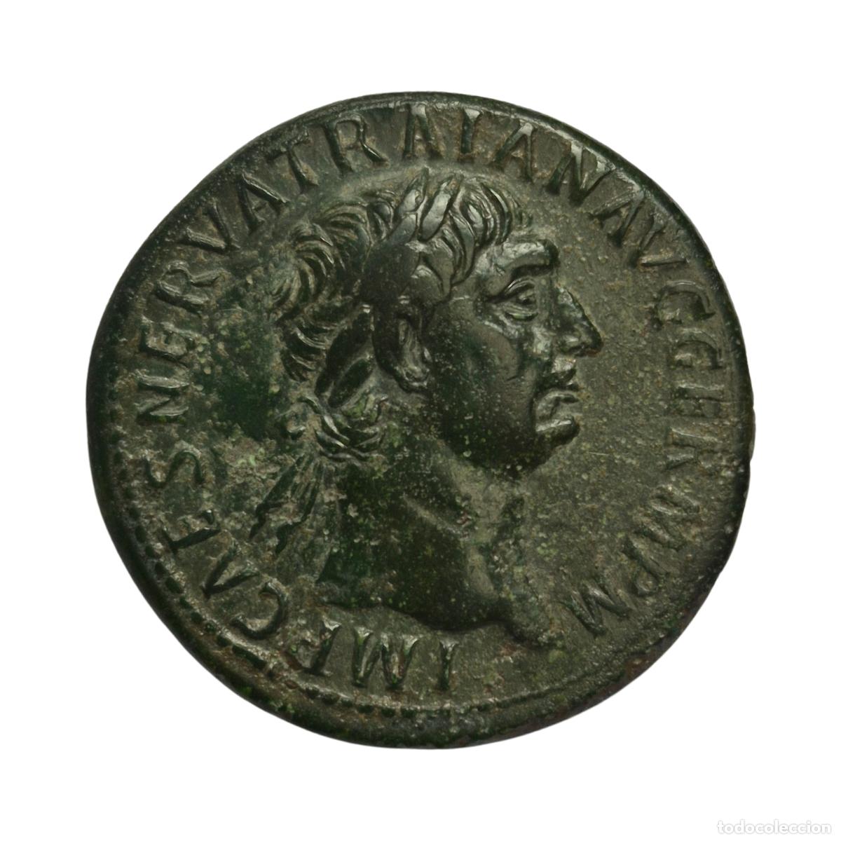Monedas Imperio Romano: NT/ SESTERCIO TRAJANO REV. CONCORDIA MUY BONITO (A944)
