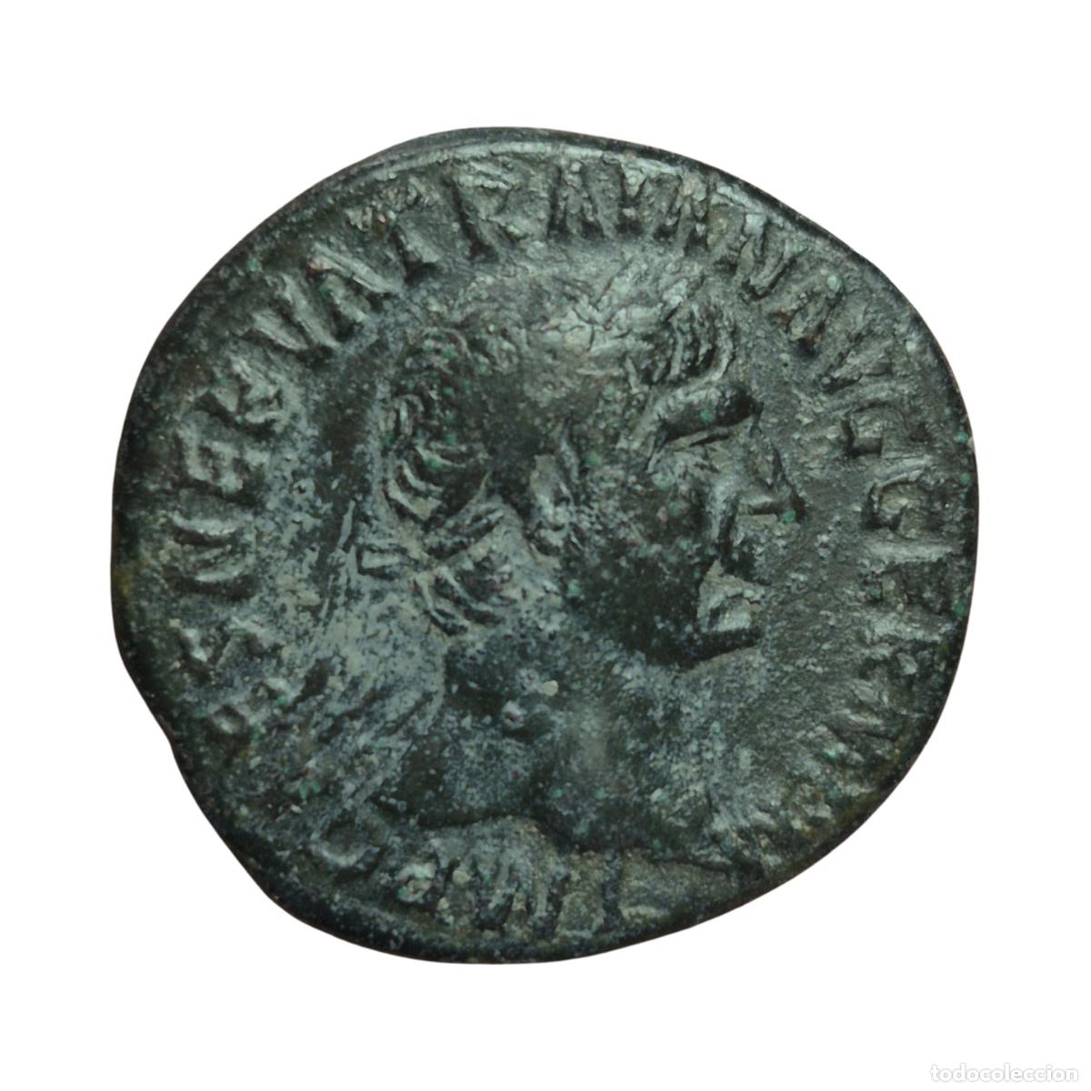 Monedas Imperio Romano: NT/ AS TRAJANO REV. VICTORIA ESTANTE (A1118)