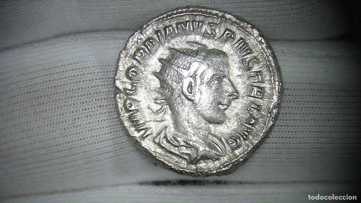 Monnaies Empire Romain: SKU 122-380004 Gordiano III Antoniniano, ''PM TRP VI COS II PP'' MBC+