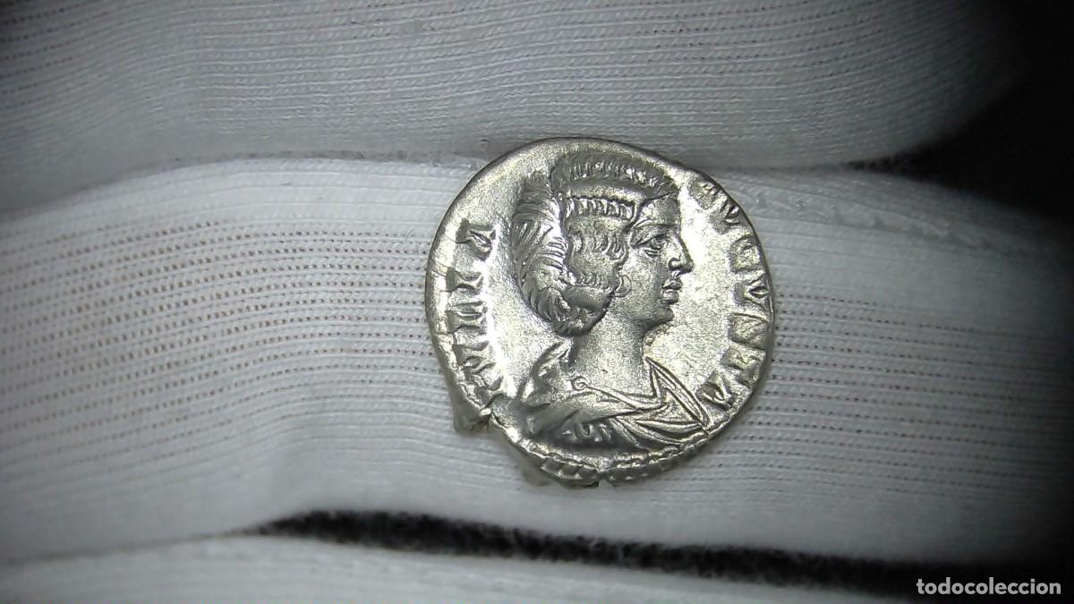 Monnaies Empire Romain: SKU 122-25C0001 Julia Domna Denario, &rdquo;VENERI GENETRICI&rdquo; MBC+
