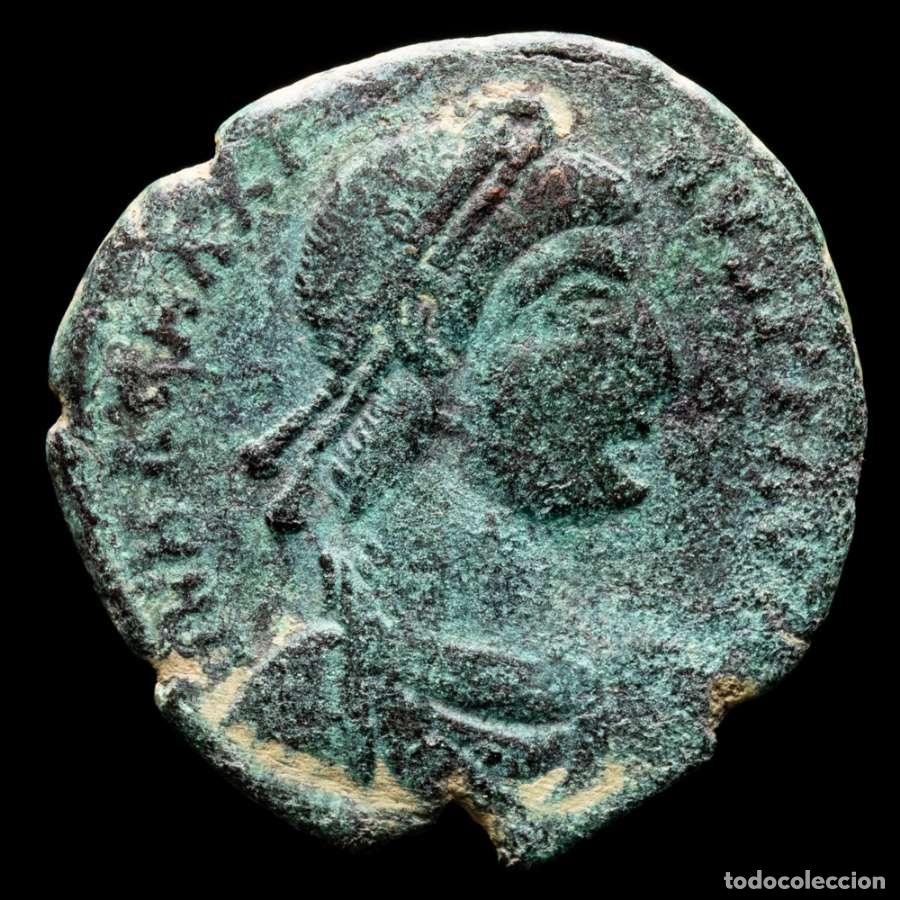 Monedas Imperio Romano: Magno Maximo 383-388 dC. Maiorina, REPARATIO REIPVB (8214)