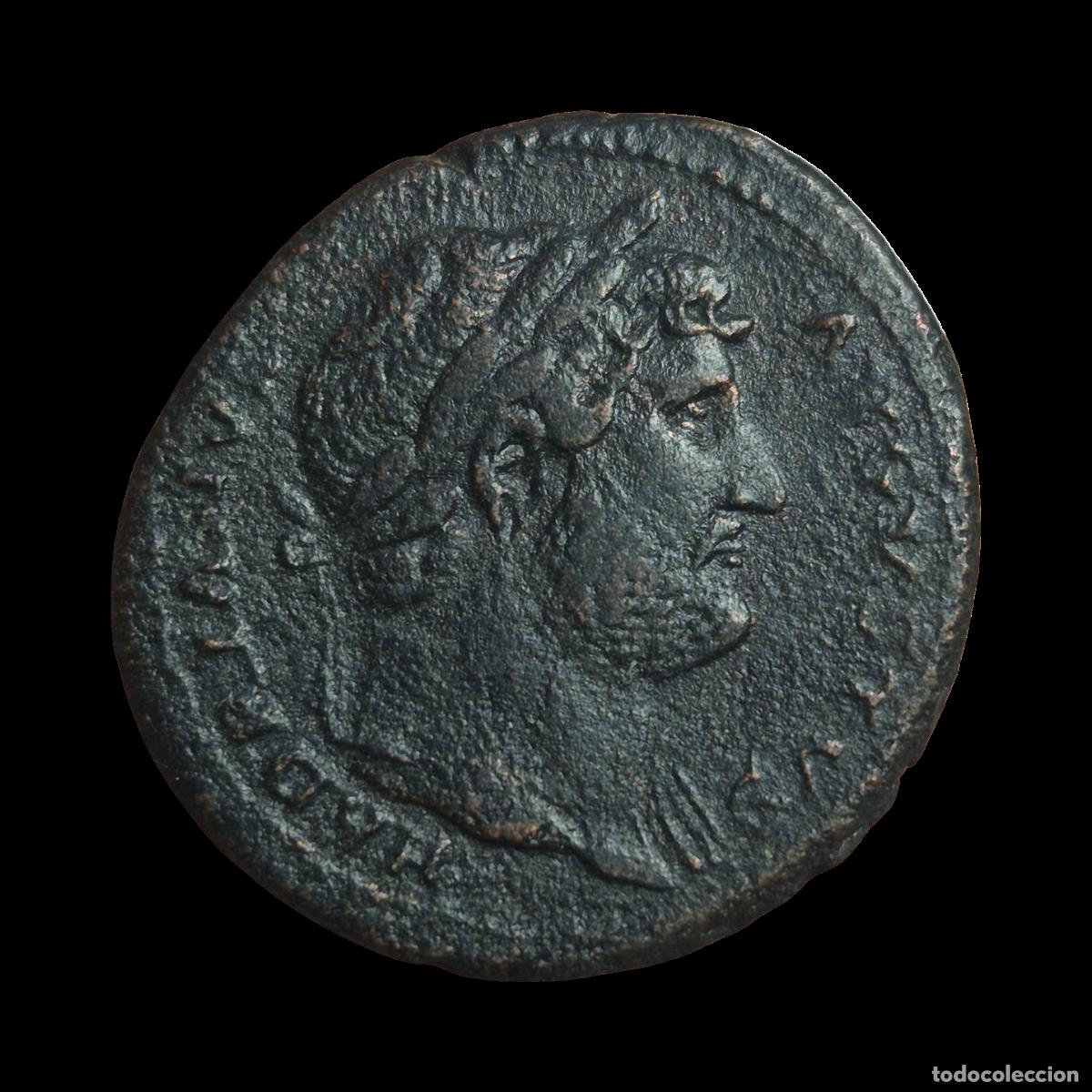 Monedas Imperio Romano: NT/ AS ADRIANO REV. SALUS ESTANTE (A1127)