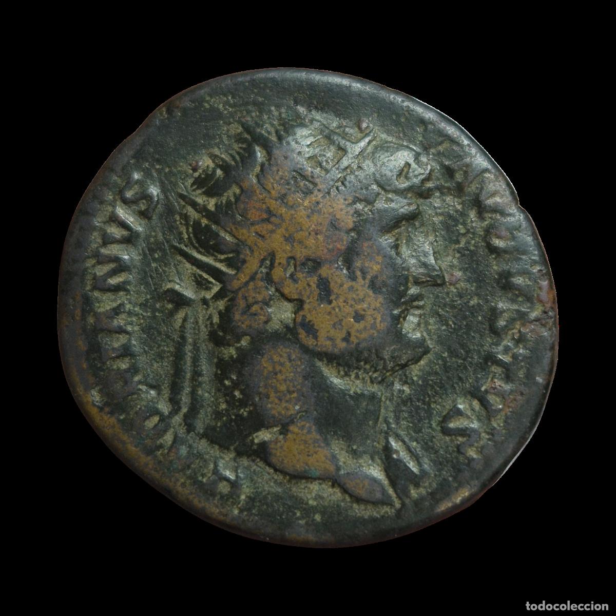 Monedas Imperio Romano: NT/ DUPONDIO ADRIANO REV. SALUS SEDENTE (A945)