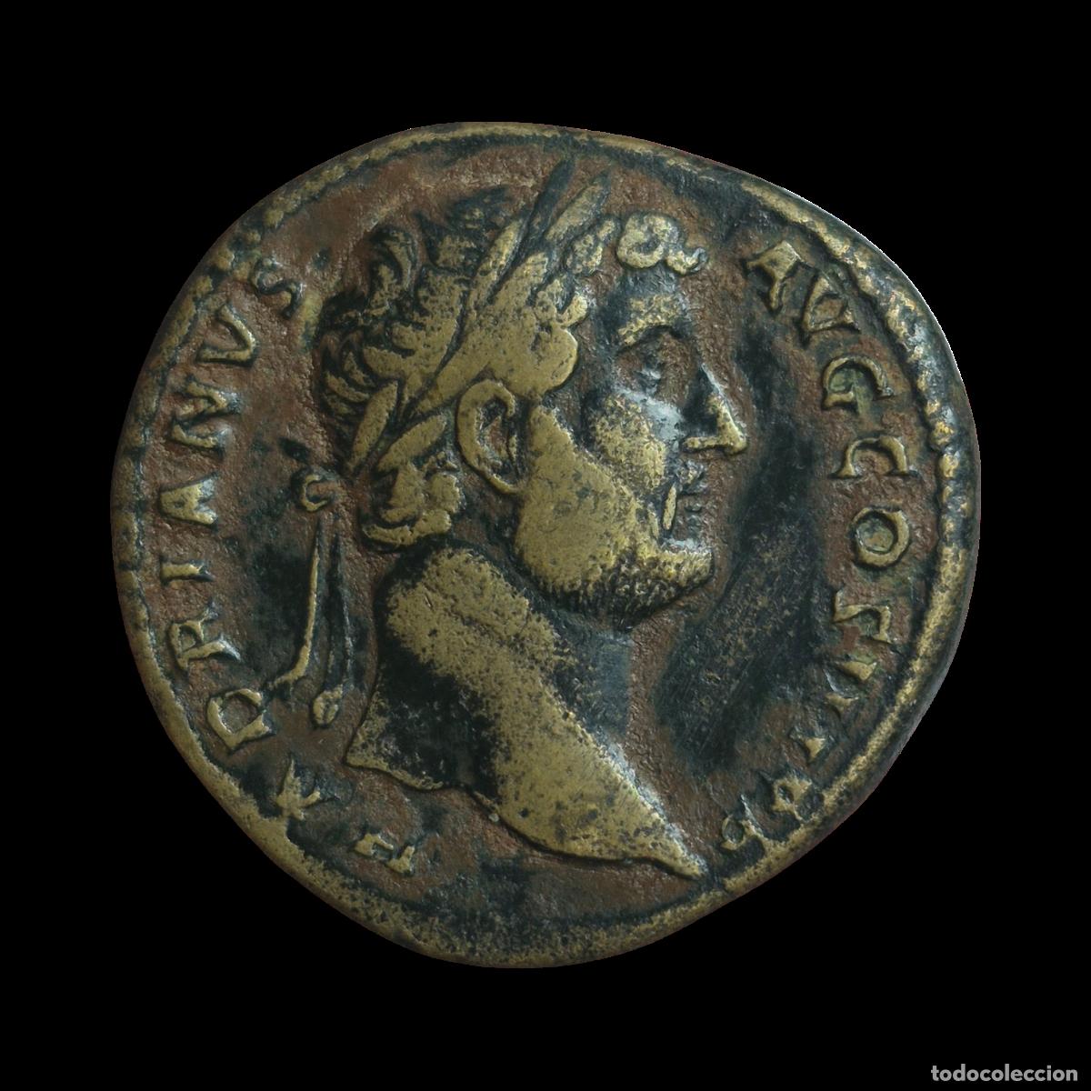 Monedas Imperio Romano: NT/ SESTERCIO ADRIANO REV. DIANA (A1124)