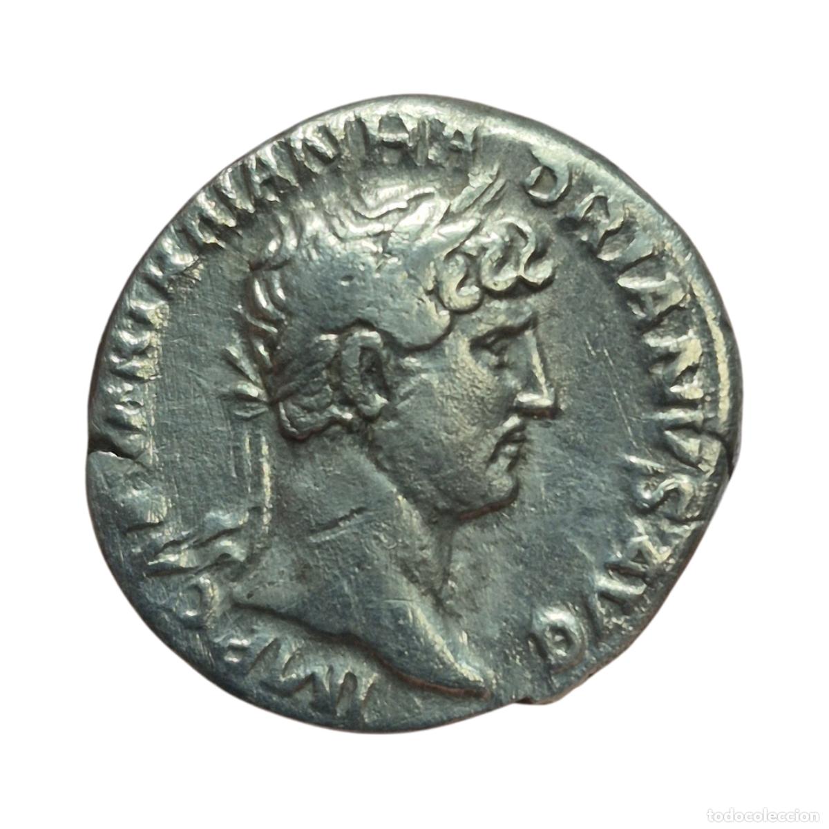 Monedas Imperio Romano: NT/ DENARIO ADRIANO REV. ROMA SEDENTE (A1122)