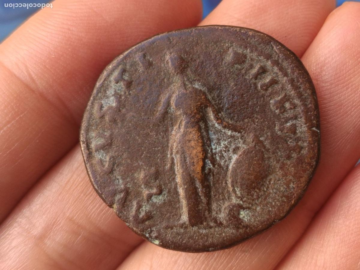 Monedas Imperio romano: Sestercio de Faustina hija - Foto 2