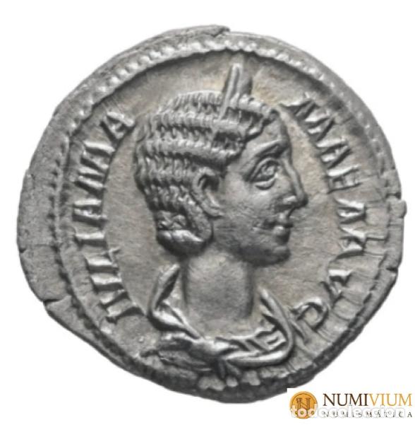 Monedas Imperio Romano: Julia Mamaea &middot; Denario &middot; 222&ndash;235 d.C.