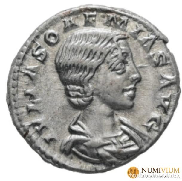 Monedas Imperio Romano: Julia Soaemias (218-222 dC). Denario. Roma. RIC-243