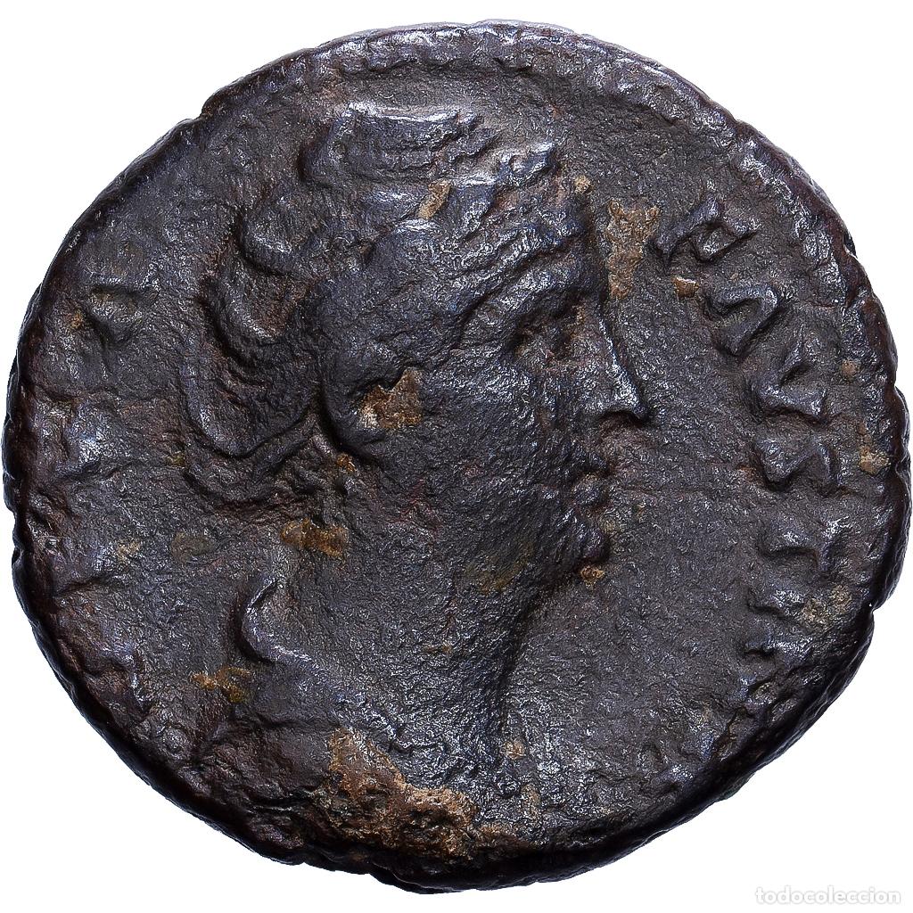 Monedas Imperio Romano: [#1545554] Roman Empire, Faustina I, As, 141, Rome, Bronce, BC+, RIC:1161